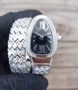 bvlgari silver black inside 