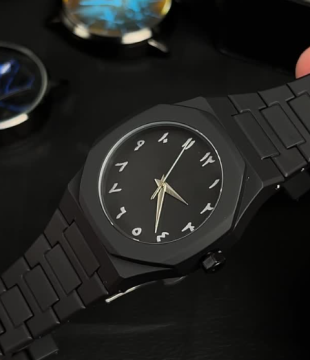 Arabic Aura Watch (mate black)